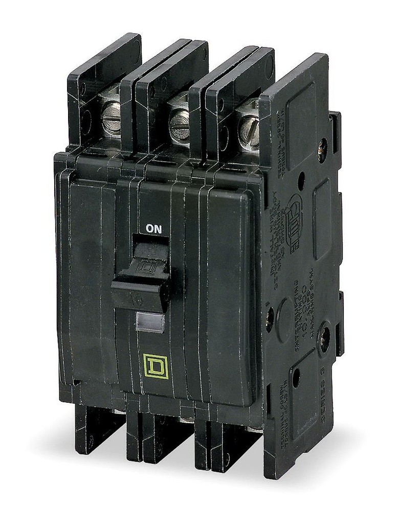 NIB – Square D – QOU350 – Unit Mount Circuit Breaker 3P 50 Amp 240Vac/48Vdc