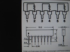 RESISTOR NETWORK 18K SIL8-4 #RC31