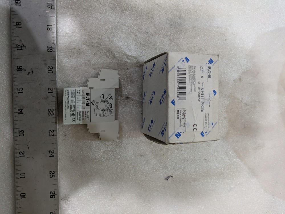 EATON NHI11-PKZ0/XTPAXSA11 5A-600V AC A6001A-250V DC Q300 (1 BOX OF 5)