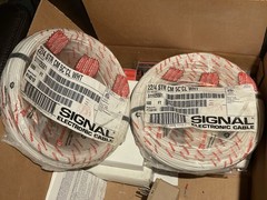 Signal 22/4c Sol Cm White Wire Coil 500 ft Cable New – Home Security Wire