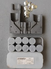 Harger Ultraweld PV4/01/0K RUN-4/0 STR TAP-1/0 STR Cadweld Mold & 9 Pack UWM250