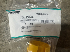 UNOPENED_PANDUIT / FIDT2X2LYL / 2X2 / 1 PORT SPILLOUT SPLIT CORRUGATED TUBING