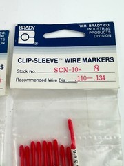Brady Wire Marker Wand SCN-10-8 *LOT OF 2 BAGS*