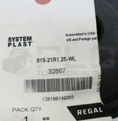 NEW SYSTEM PLAST 815-21R1.25-WL WHEEL 1-1/4″ BORE 5-1/8″ DIA