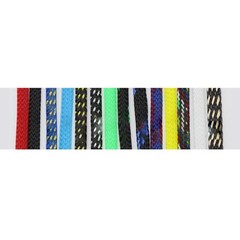 8mm Expandable PET Braided Cable Sleeving Mesh Loom Wire Wrap Harness Sheathing