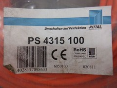 Rittal PS 4315 100 Cable F Power Supply 3000MM Connection Cable Orange – Lot of