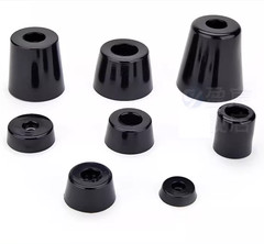 Black Rubber Table Chair Furniture Feet Leg Pads Gasket Tile Floor Protectors