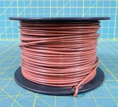 MTW 14 Gauge White Stranded Copper Wire – Partial Reel – Approx. 400′
