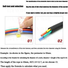 Multicolor Conduit Split & Non Split Flexible Tube Cable Tidy Trunking Organiser