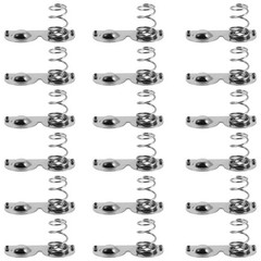 30 Pcs Aaa Battery Connectors Plate Replacements Spring Compartment Contact