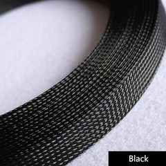 PET Expandable Braided Cable Tidy Sleeving Wire Harness Flexible Various Colours