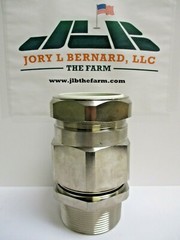APPLETON CABLE GLAND, 3″ NPT, 75T33005, NICKEL PLATED BRASS