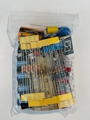 BEST Electronic Bag of Parts Components Nice, Capacitors, LEDs +MORE DIY