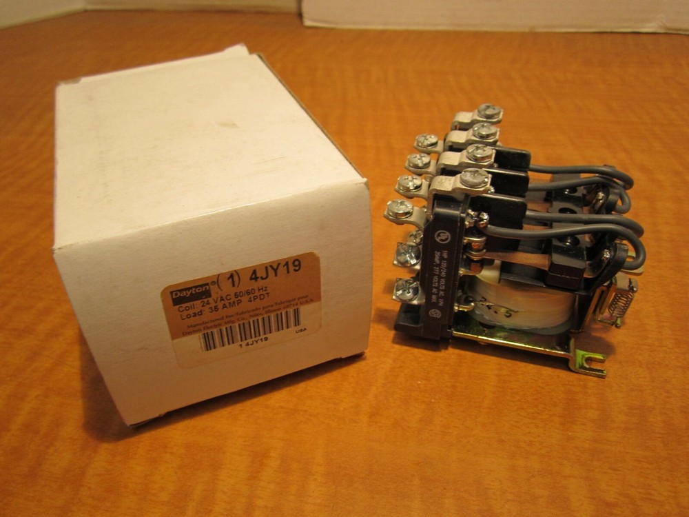 Power Relay 14 Pins 4PDT Contact Form 24VAC Silver Cadmium Oxide NEW
