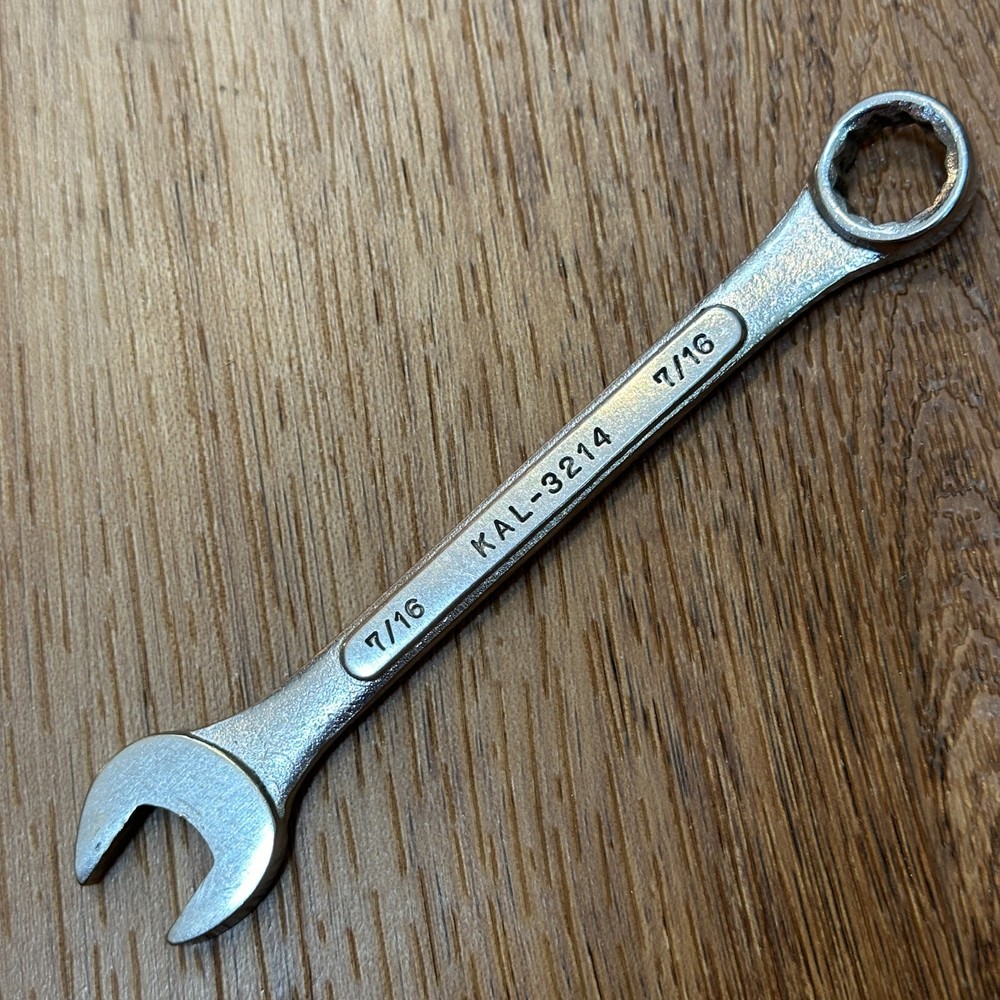 KAL Tools ~ 3214 ~ 12pt ~ 7/16” Combination Wrench ~ JAPAN ~ Drop Forged