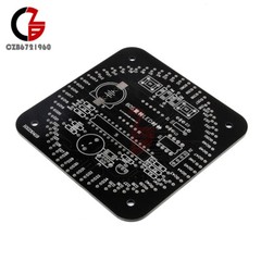 DIY DS1302 DC5V Rotating LED Electronic Digital Clock Learning Board With Shell