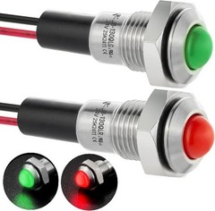 UL Listed 8mm Indicator Light Waterproof IP67 Metal Stainless Steel Indicator