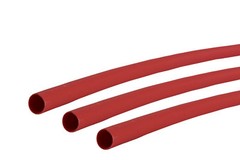 3 Lot TEMCo 1/4″ Marine Heat Shrink Tube 3:1 Adhesive Glue Lined 12″ long RED