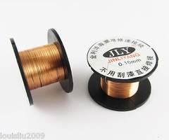 1pc JLY 0.1mm Fly Line Maintenance Welding PPA Enamelled Line Copper Reel Wire