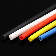 Ø1mm – Ø25mm Silicone Fibre Glass Tubing Sleeving Insulation Hose 200℃ High Temp
