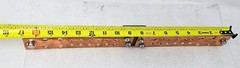 Used HARGER RGBH181.617UP 1/8 x 1.6 x 17 in Rack Ground Bar