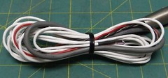 Switchcraft A Series 4 Pin XLR Female Cable Mount w/ AWM 2464 Gray Cable