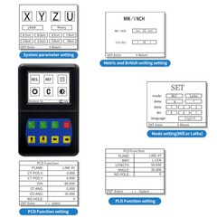 1/2/3Axis Mini Multifunction LCD Screen Digital Readout Display Linear Scale DRO