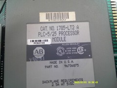 For parts/Not working Allen Bradley 1785-LT2/A Plc-5/25 Processor Module