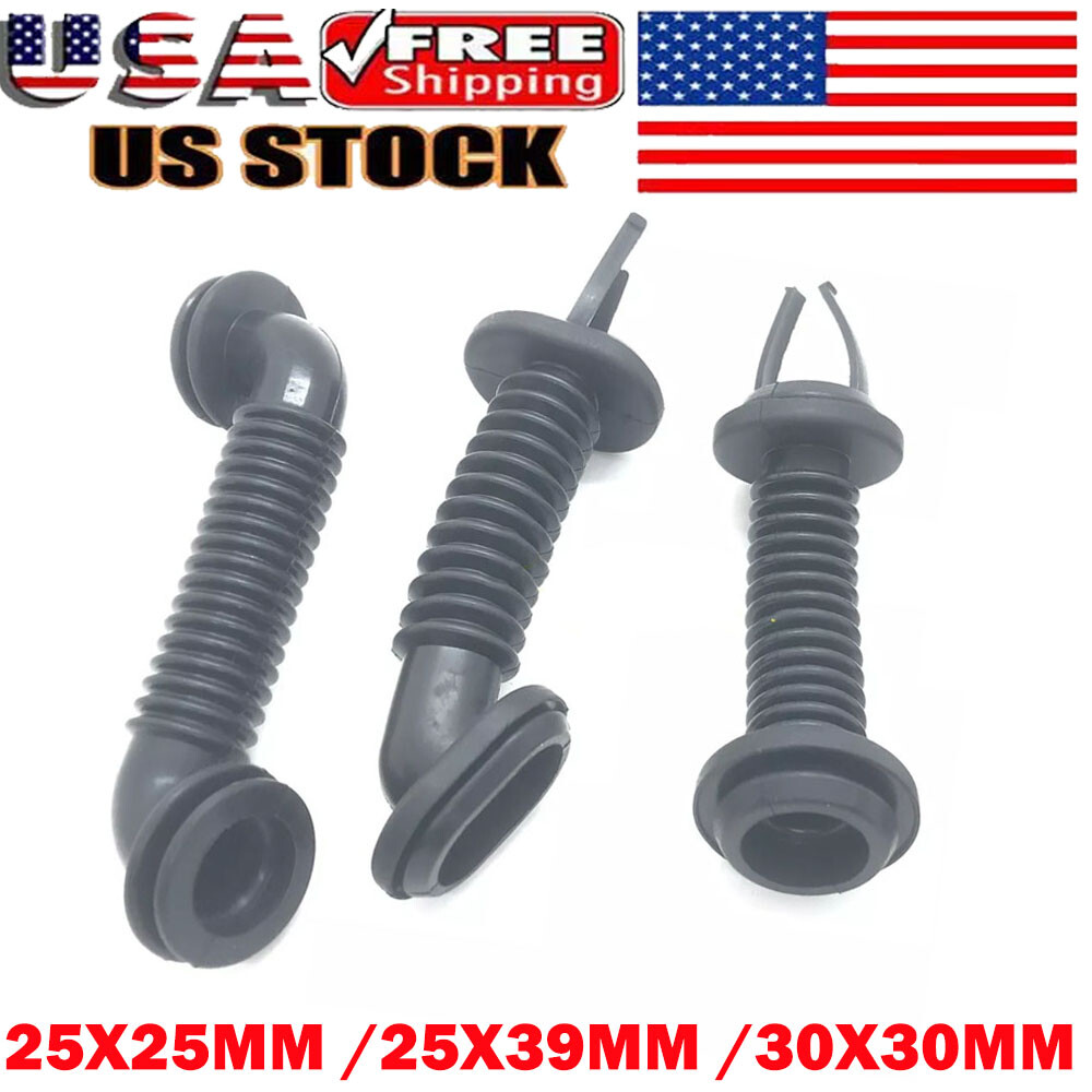 25×25/25×39/30x30mm Car Wire Harness Door Tube Dust-proof Tube Rubber Tube USA