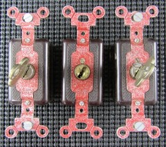 ARROW HART 1893-1 20A 120/277V KEY-OPERATED AC SWITCH – LOT OF 3 / USED NO BOX