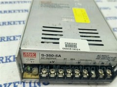 Mean Well S-350-5A S3505A Power Supply 100-120VAC/6.5A 200-240VAC/4.0A 50/60Hz