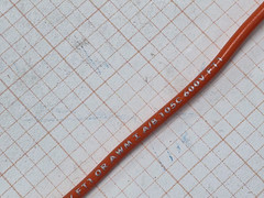 Southwire/Copperfield #18awg Solid Tinned Copper Lead Wire UL1015 Orange /100ft
