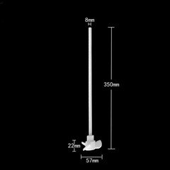 Smooth surface, no adhesion to viscous samples and easy to clean