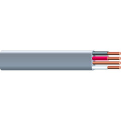 Woods 10/3 Romex Simpull UF-B Building Wire, 100ft, Gray PVC