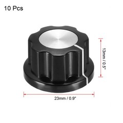 10Pcs Speaker Control Knob Power Amplifier Knob 23mm Dia. Rotary Knobs