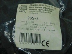 Elkay 265-B M25 Cable Gland 100 Pieces
