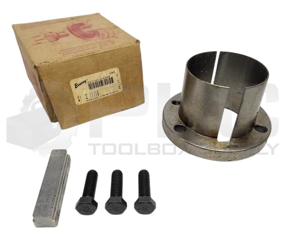 NEW BROWNING Q1 2 11/16 SPLIT TAPER BUSHING 2-11/16″ BORE, Q1-2-11/16
