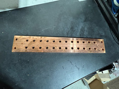 COPPER BUSBAR GROUND 4″ WIDE x 24” LONG x 1/2″ THICK 14+ POUNDS LARGE