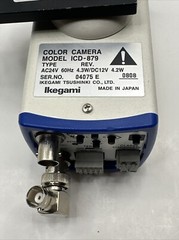 Ikegami ICD879 Color Camera 24v-ac 12v-dc With Pentax Lens