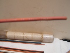 VINTAGE 66 Pieces 12 1/4″+ Long 12 Gauge Copper Wire. In Homemade Tube Various C