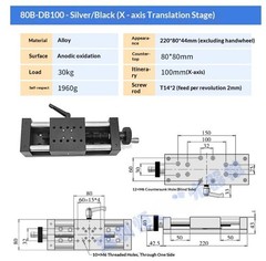 Heavy Duty Slide TableManual Precision Displacement TableMini Displacement Table