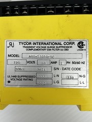 Tycor AGS-12010-XC Aegis Transient Voltage Surge Suppressor 120V 10A 1PH 50/60Hz