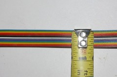 2′ Spectra Strip Flat Ribbon Cable 28 AWG, 16 Conductor Multi-color 0.59″W