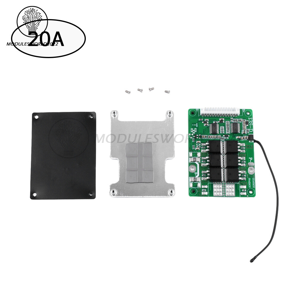 13S 48V 20A 30A Same Port Battery Protection Board for 18650 Li-ion Battery