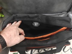 Klein Tools Tool Bag 55455M Tradesman Pro Tech Bag 22 Pockets w/Laptop Pocket