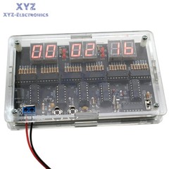 Digital Circuit Clock DIY Electronic Kit Electronic Clock Teaching Kit With Case