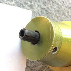 Branson 910IW Ultrasonic Transducer Welder Green & Yellow ​Booster welding horn
