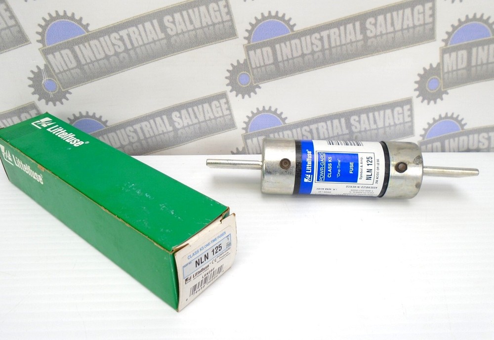 LITTLEFUSE – NLN-125 – L9K09F – POWR-GARD Fast Blow 1-Time Fuse 125A 250 AC/DC