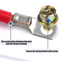 Battery Copper Crimp Terminals Cable Lug Eyelet Wire Ring Connector 6MM² – 95MM²