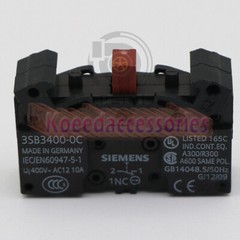 New Siemens 3SB3400-0C Contact Block contact element, 1 NC, screw terminal,1pcs
